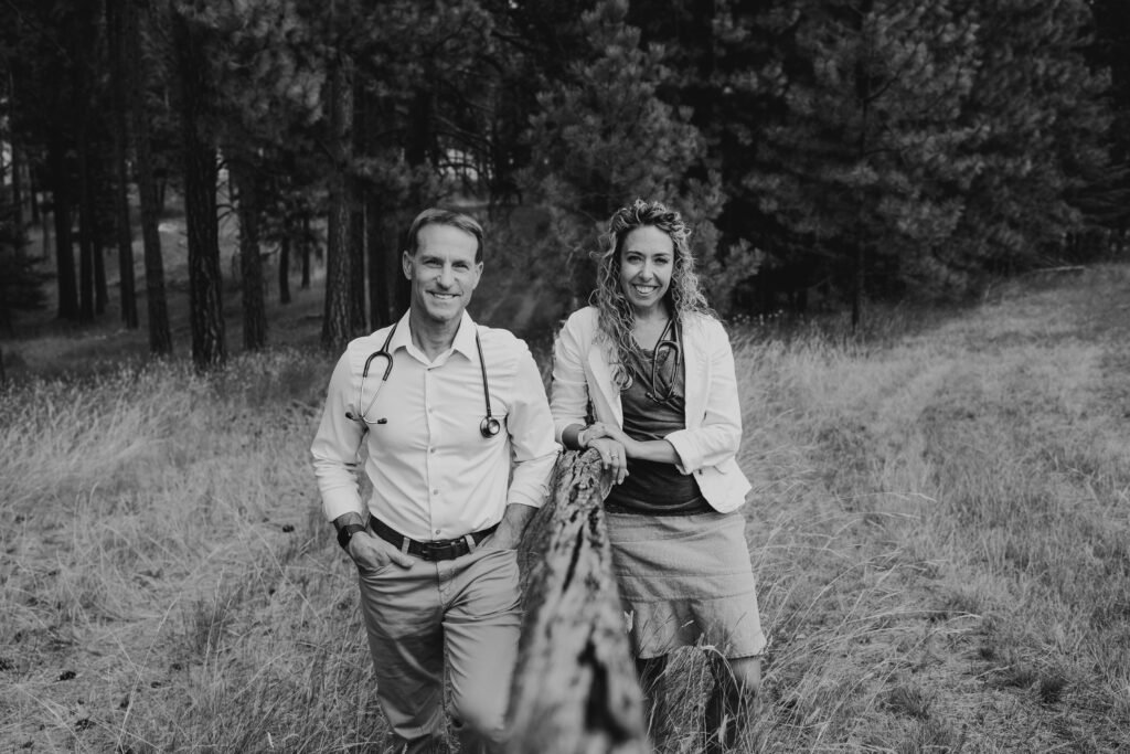 Tom Flass, MD and Brittany Coburn, NP-C